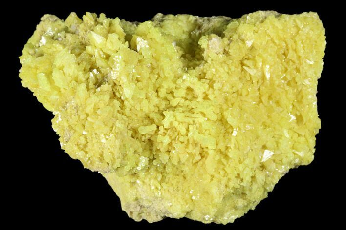Sulfur Crystals on Matrix - Steamboat Springs, Nevada #174209